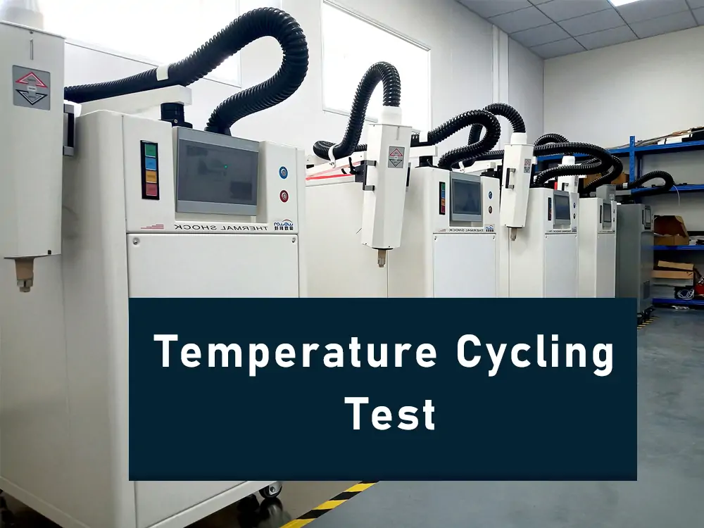 Test de cyclage en température et son fonctionnement