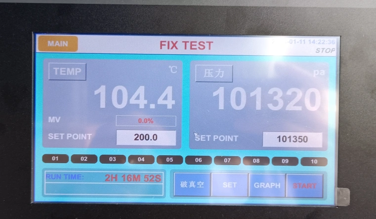 Vacuum Drying Oven controller