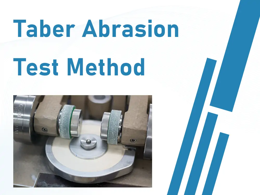 Méthode d'essai d'abrasion Taber